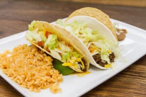 taco trio at No Way Jose's Cantina in Pigeon Forge 