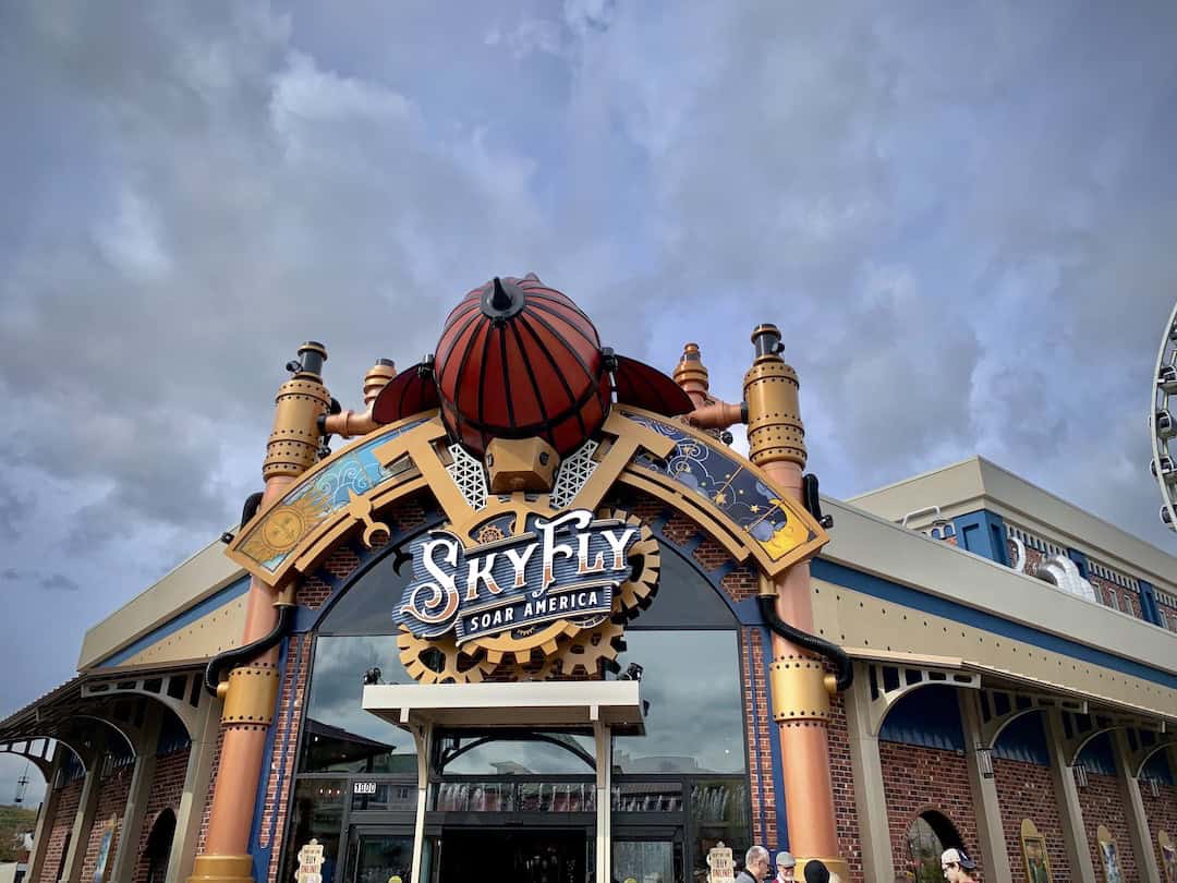 skyfly at the Island in pigeon forge tn